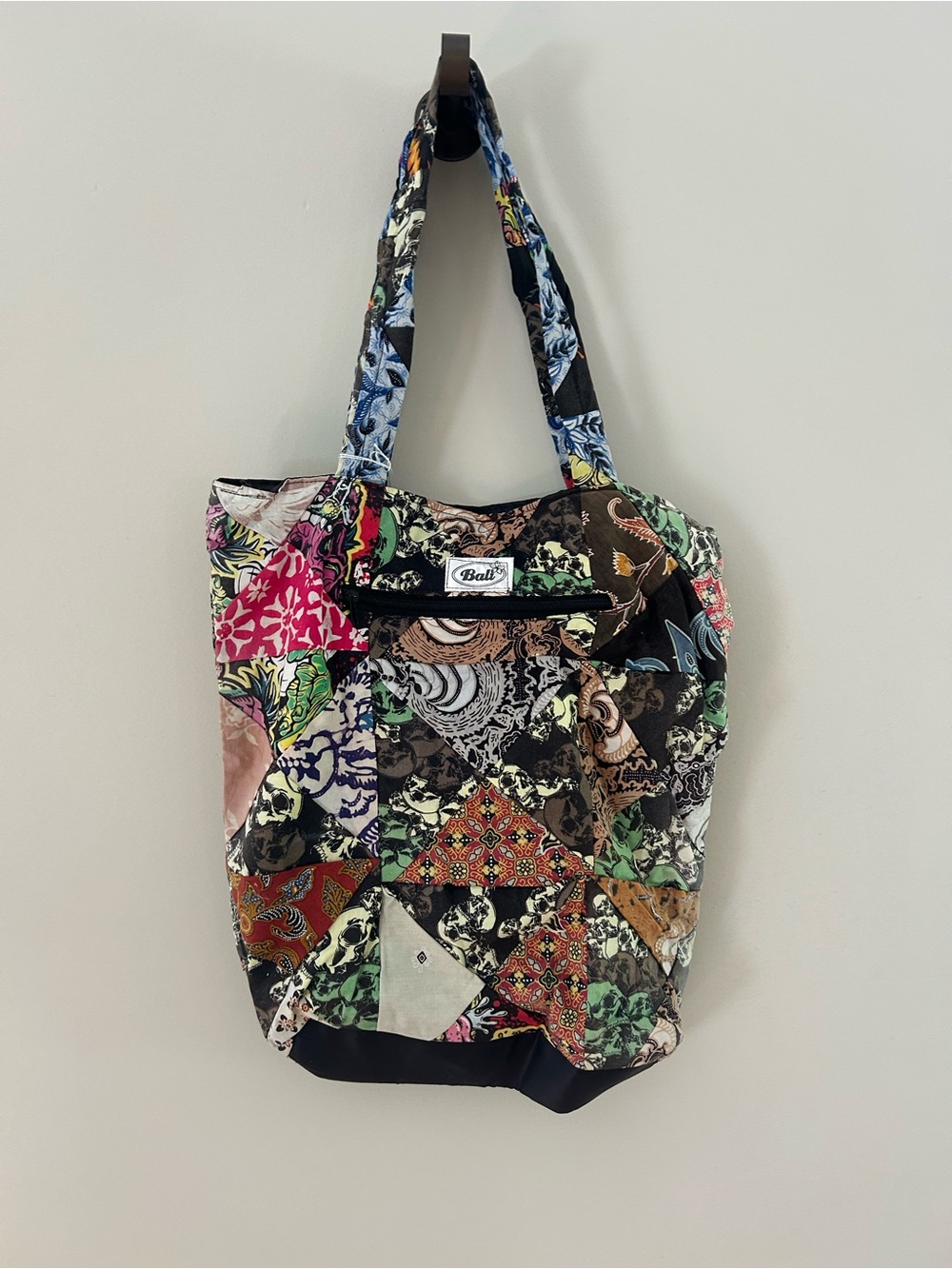 Patchwork tote bag